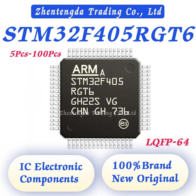 5-100PCS New STM32F405RGT6 STM32F405RG STM32F405 STM32F STM32 IC MCU 32BIT 1MB FLASH LQFP-64 Chip